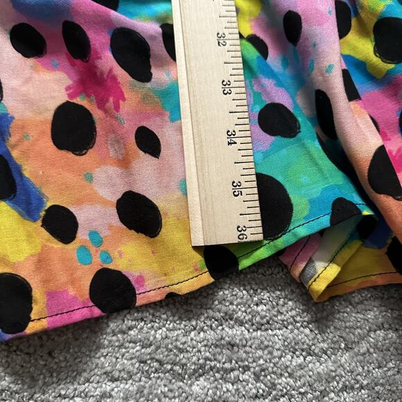 Proud Poppy Disco Dress Womens 14 Kasey Rainbow Colorful Pockets Cheetah Print - Picture 12 of 14